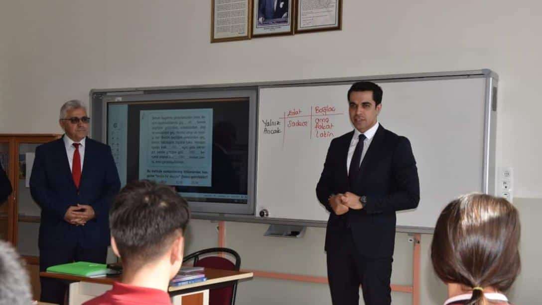 Kaymakamımız Sayın Resul TUTAY, Atatürk Yatılı Bölge İlk/Ortaokulu ve Mustafa Necati İlkokulu'nda incelemelerde bulundu. 